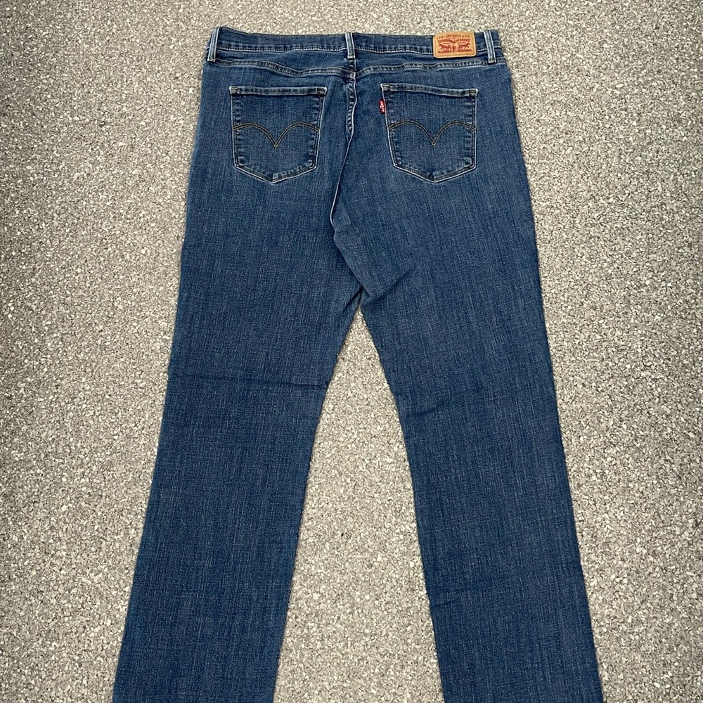 Levi's Men's Dark Blue Straight Jeans